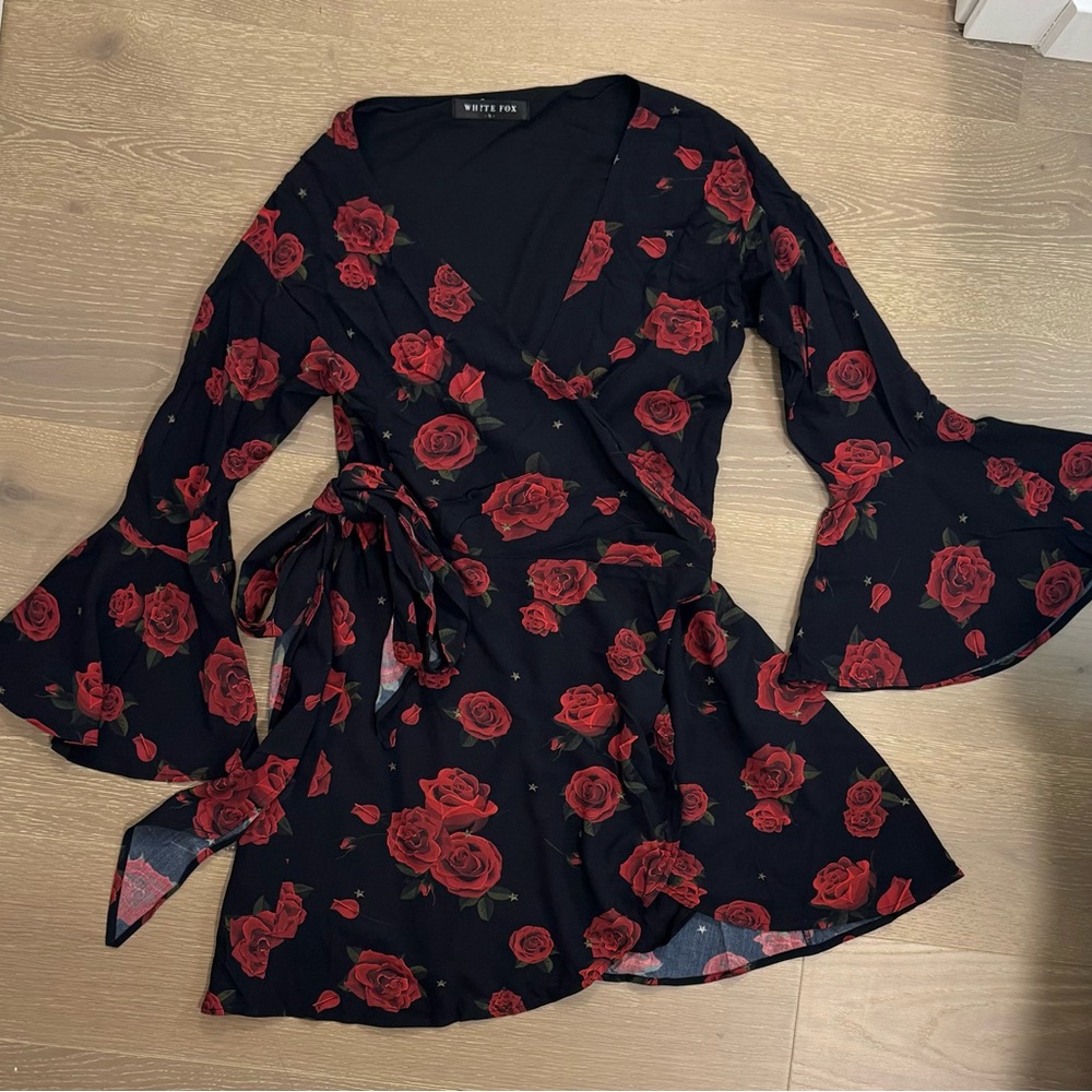 BOGO White Fox - Starry Night Dress Russian Rose Black